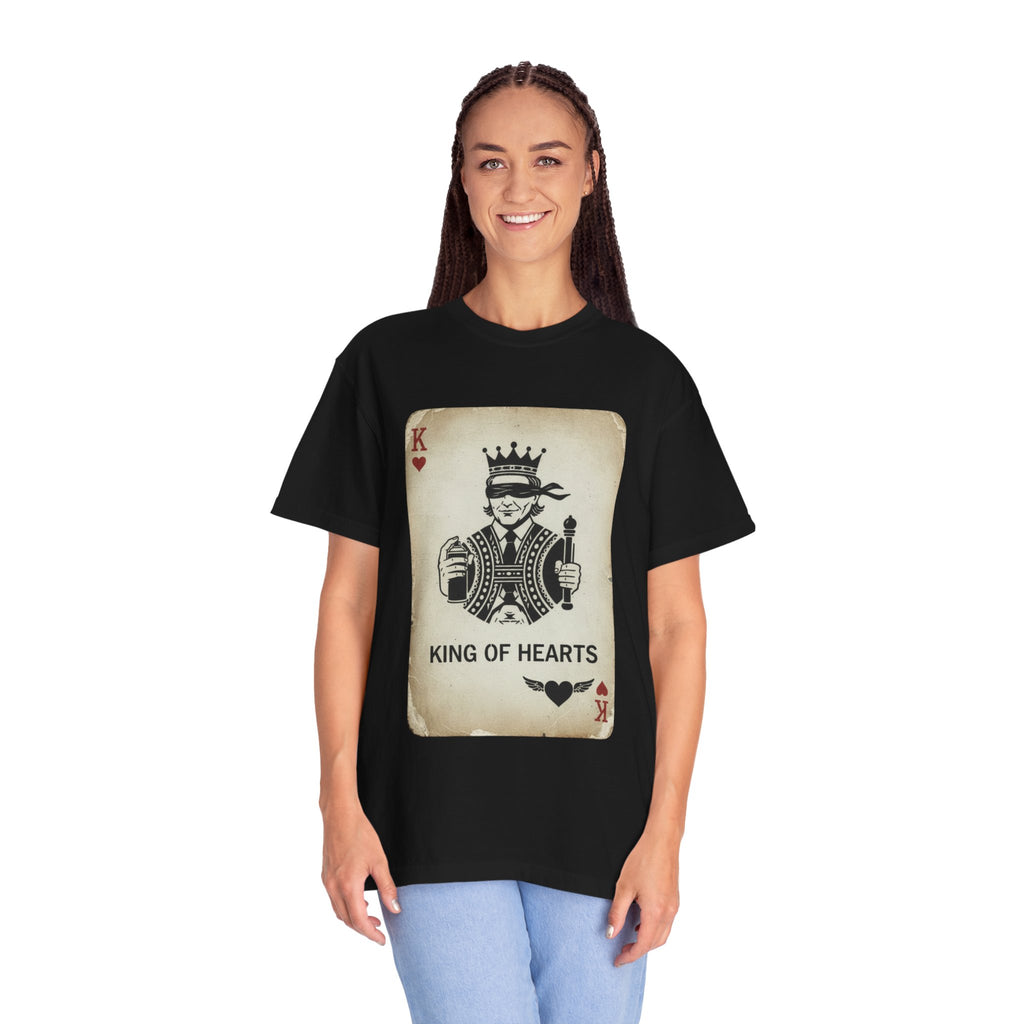King of Hearts T-Shirt — Vintage Playing Card Graphic Tee