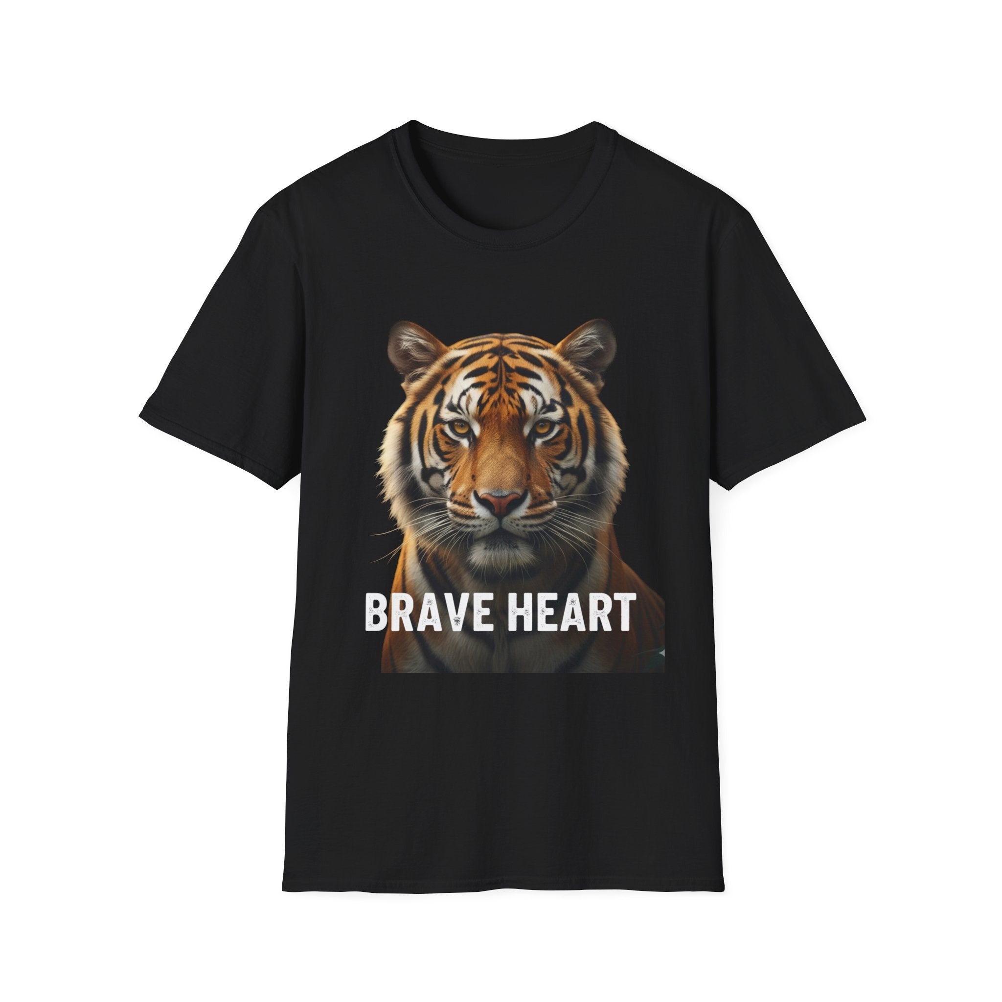 Tiger Brave Heart T-Shirt – Bold Wildlife Graphic Tee