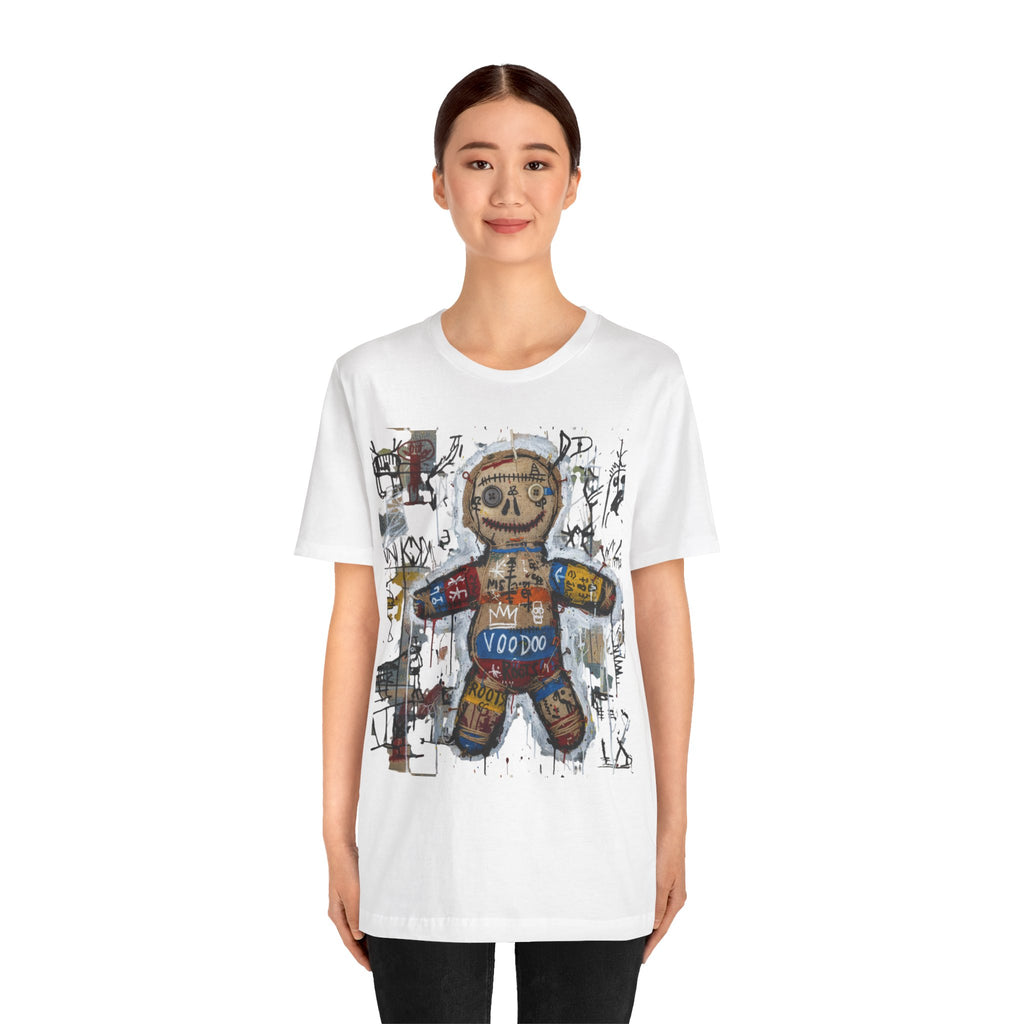 Voodoo Doll Graphic Tee — Tribal Street Art T‑Shirt