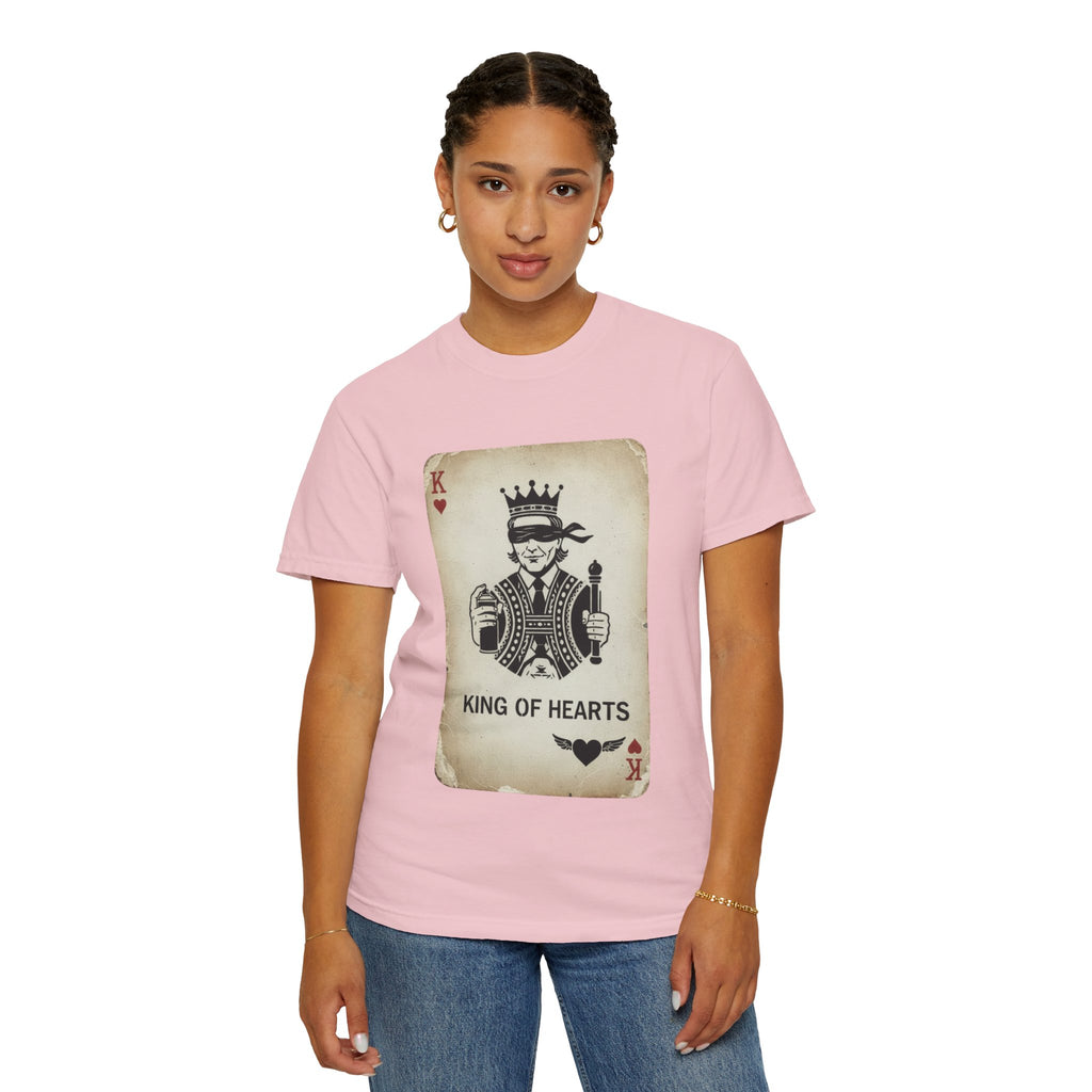 King of Hearts T-Shirt — Vintage Playing Card Graphic Tee