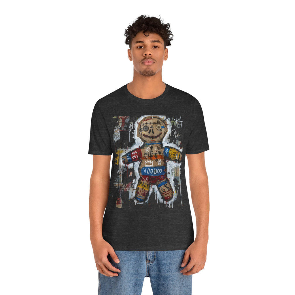 Voodoo Doll Graphic Tee — Tribal Street Art T‑Shirt