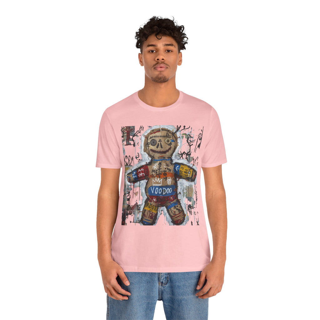 Voodoo Doll Graphic Tee — Tribal Street Art T‑Shirt