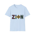 Zion Afrocentric Graphic T-Shirt — Bold Tribal Lettering