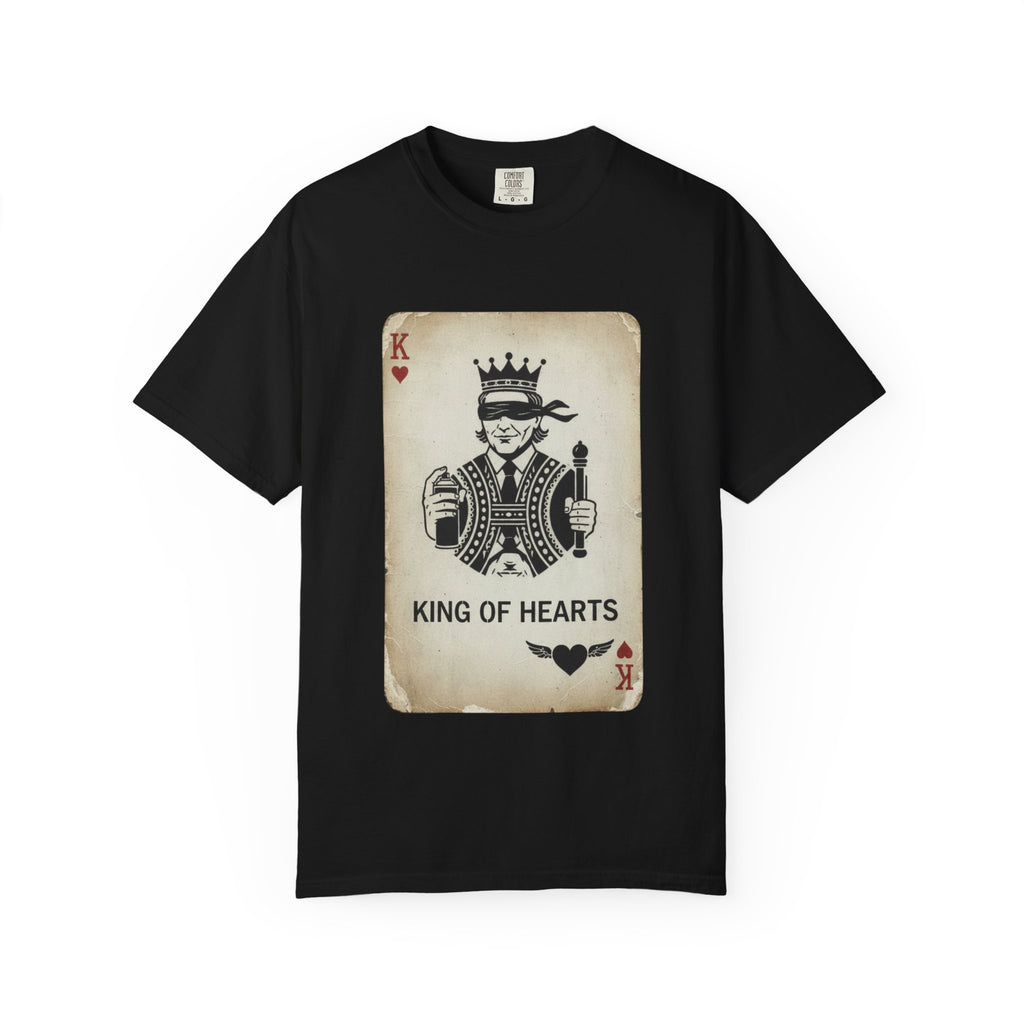 King of Hearts T-Shirt — Vintage Playing Card Graphic Tee