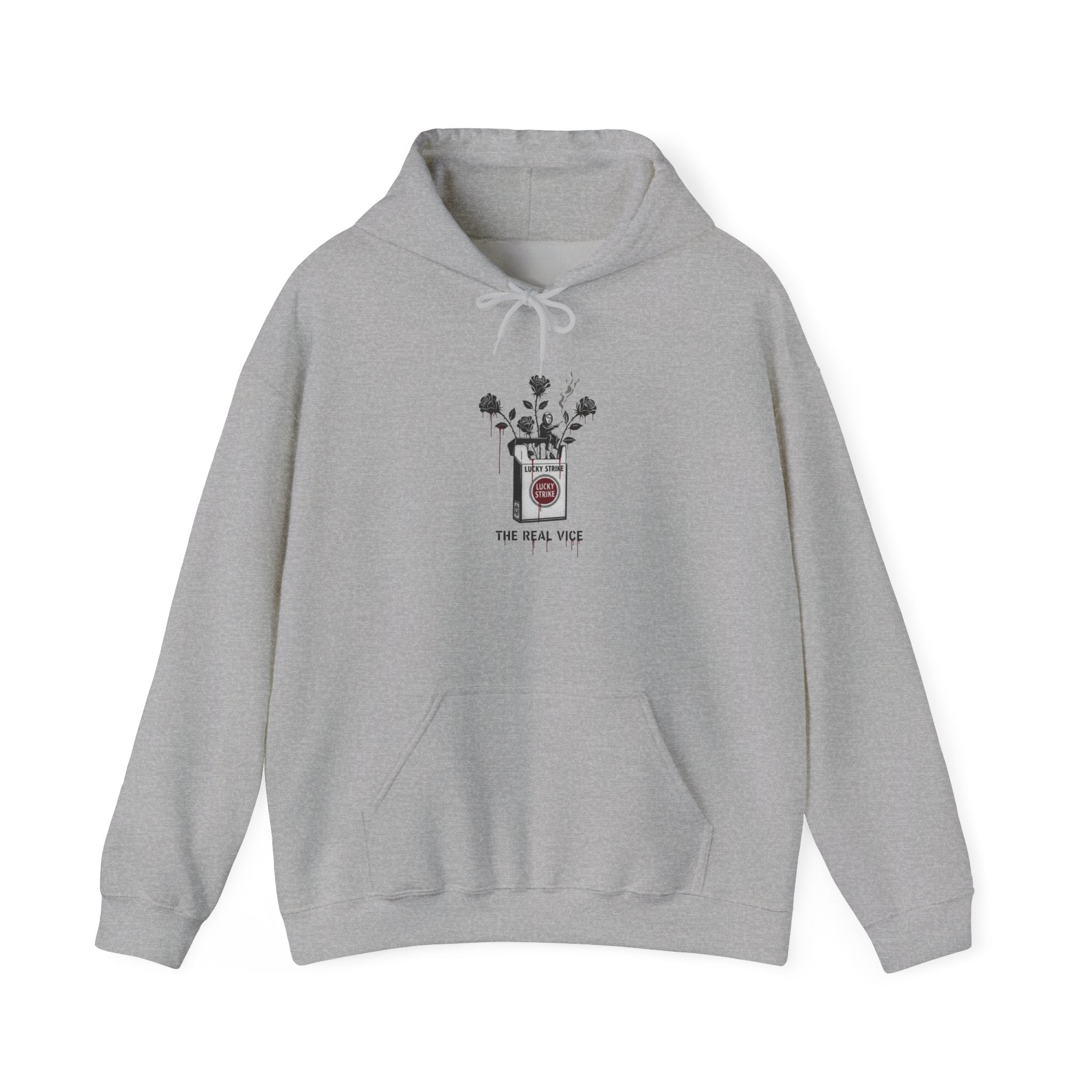 Hoodie — Vintage Apothecary Rose Graphic 'Poison' Streetwear