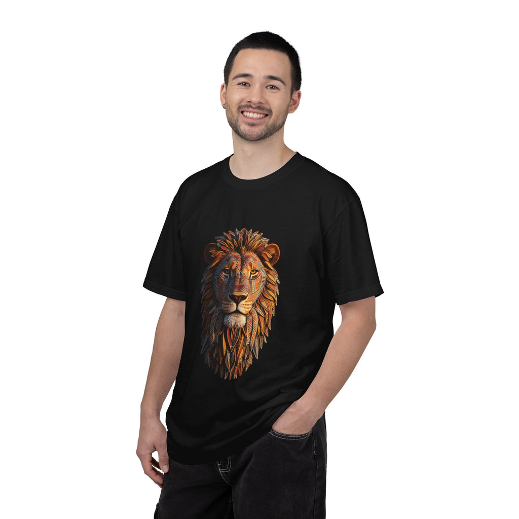 Lion Head Graphic T-Shirt — Majestic Wildlife Tee for Animal Lovers