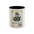 King of Hearts Accent Coffee Mug – Playing Card Street Art Design (11/15 oz)