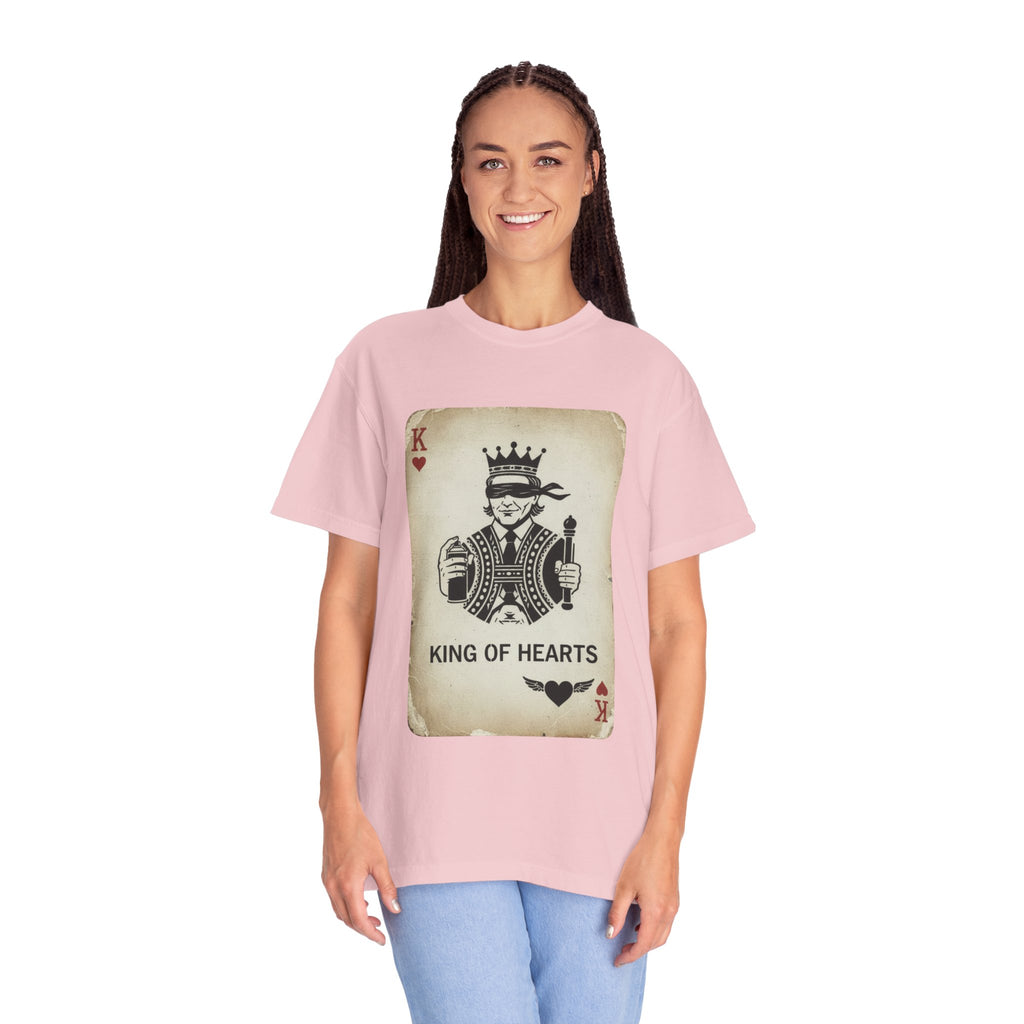 King of Hearts T-Shirt — Vintage Playing Card Graphic Tee