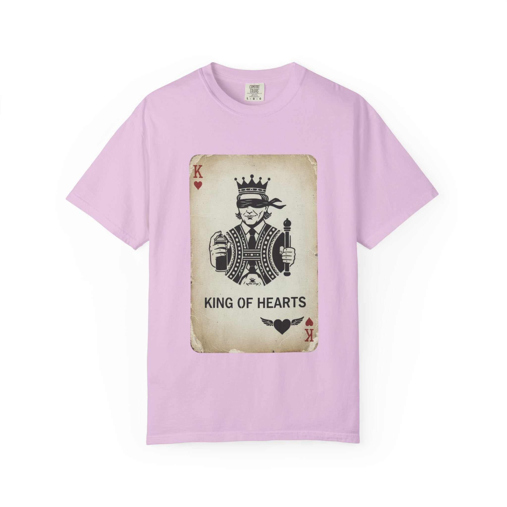 King of Hearts T-Shirt — Vintage Playing Card Graphic Tee