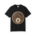 Aztec Drum Graphic T-Shirt — Tribal Pattern Music Tee