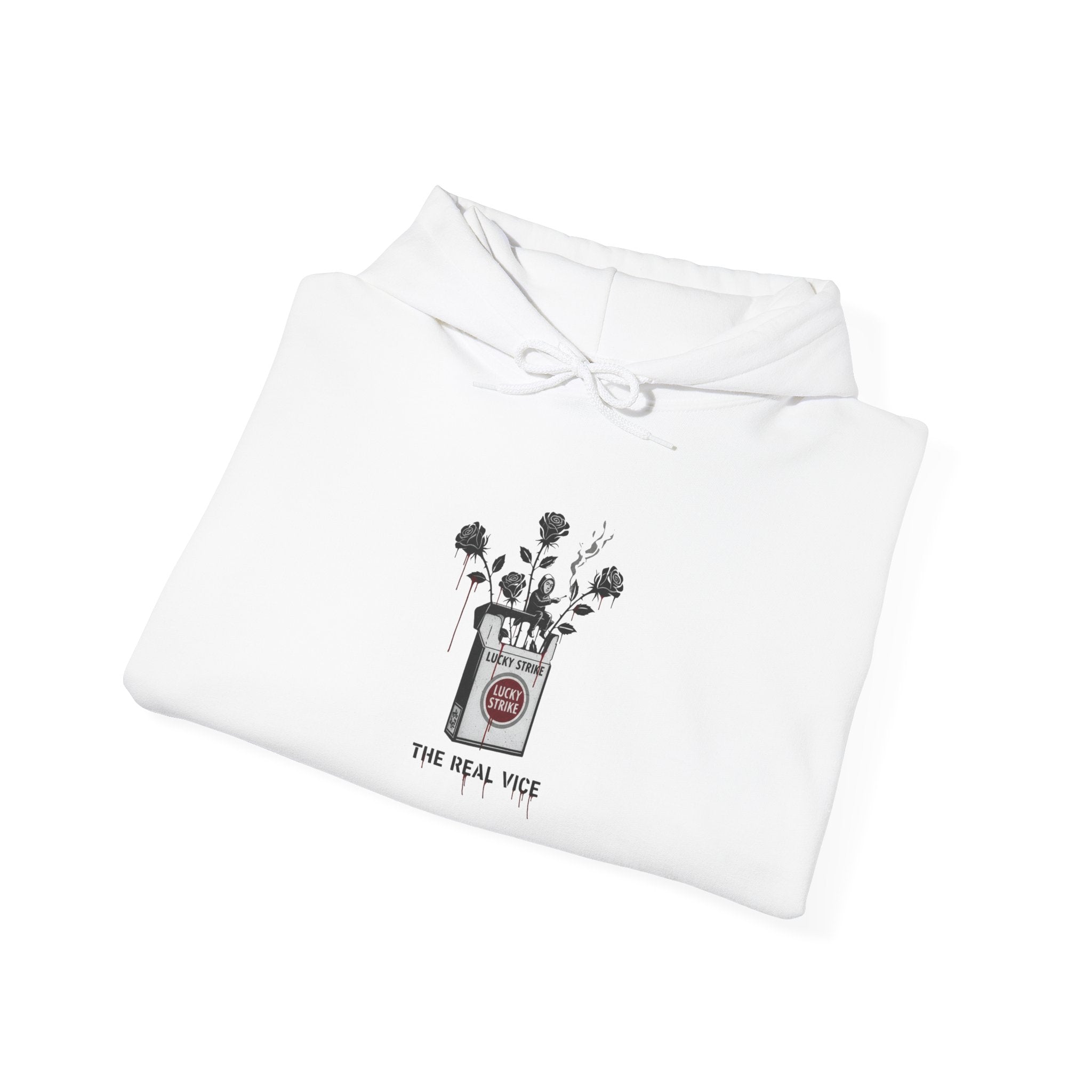 Hoodie — Vintage Apothecary Rose Graphic 'Poison' Streetwear