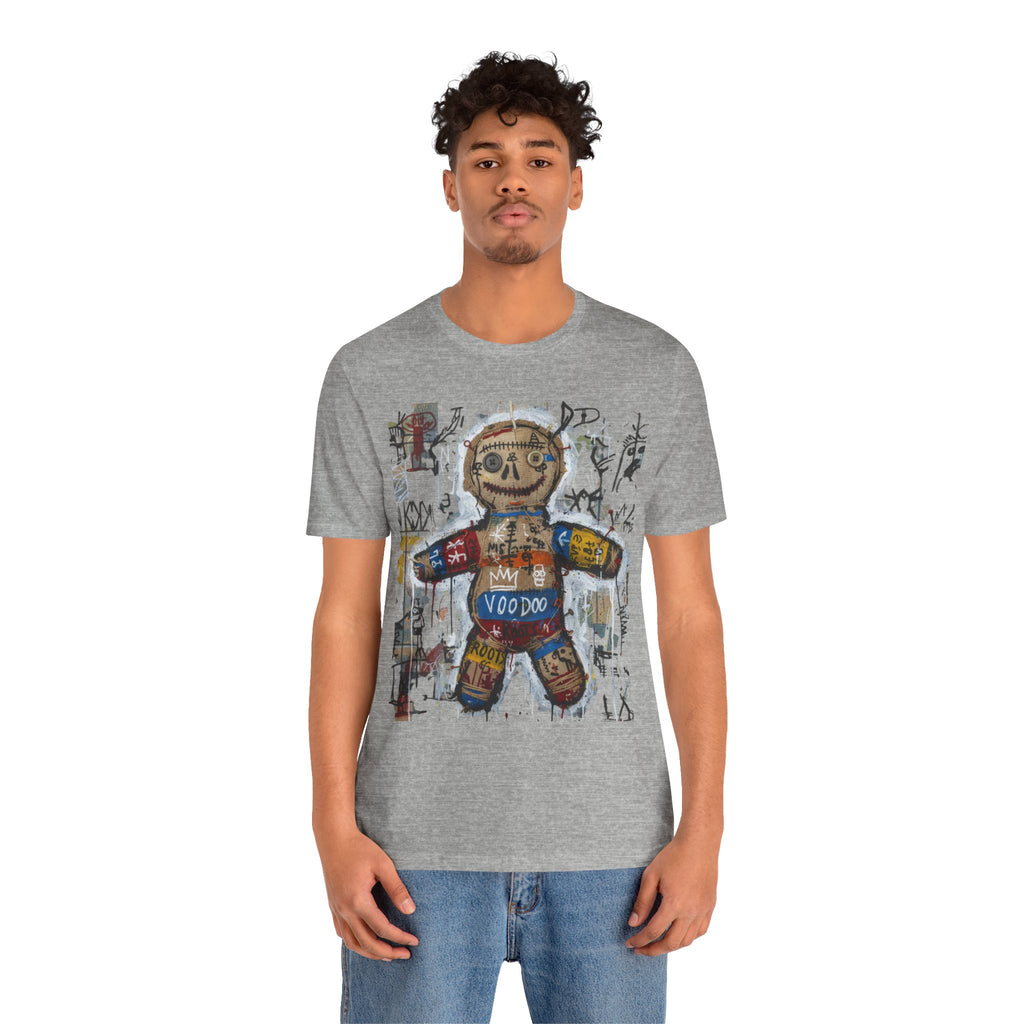 Voodoo Doll Graphic Tee — Tribal Street Art T‑Shirt