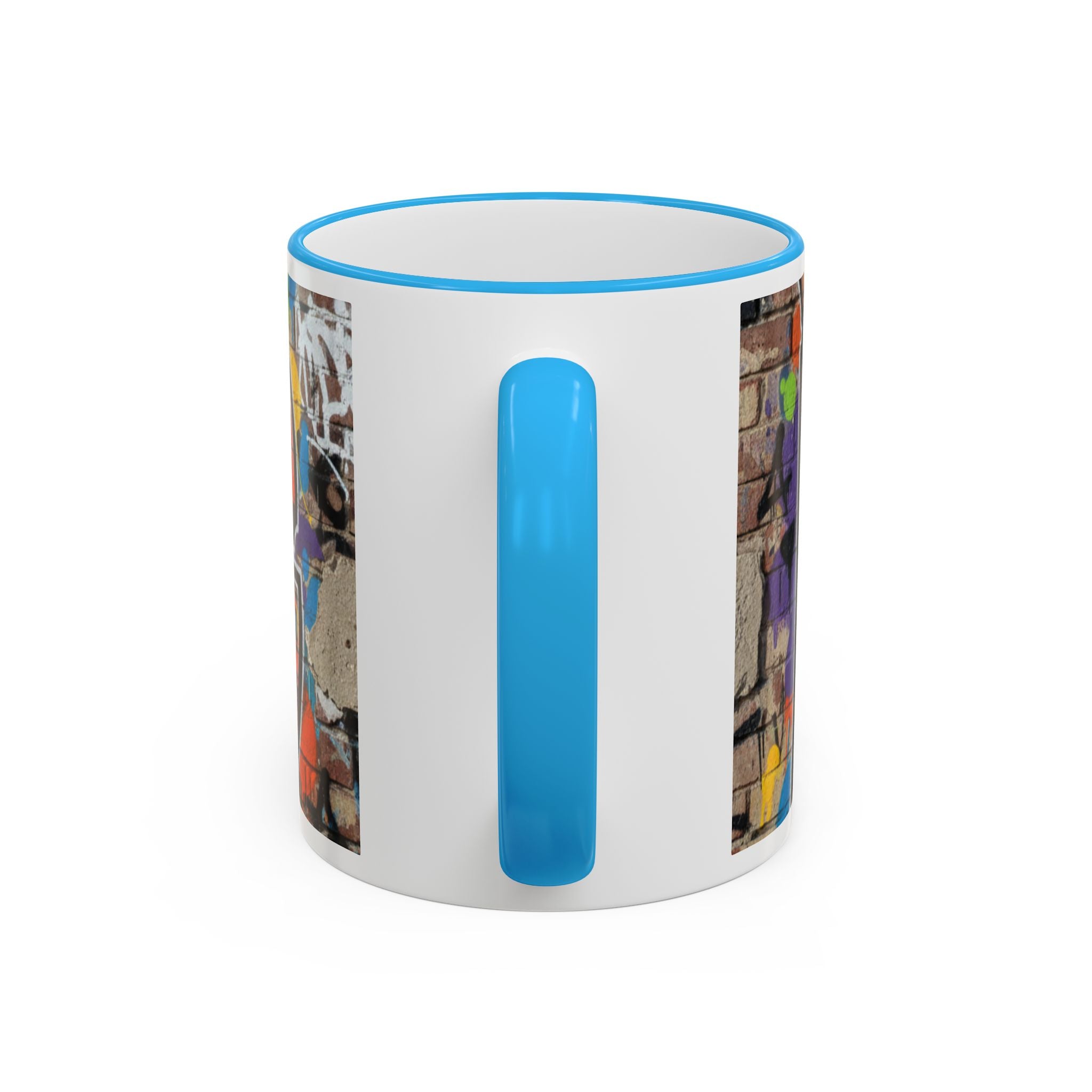 New York Graffiti Accent Rim Mug (11oz/15oz)