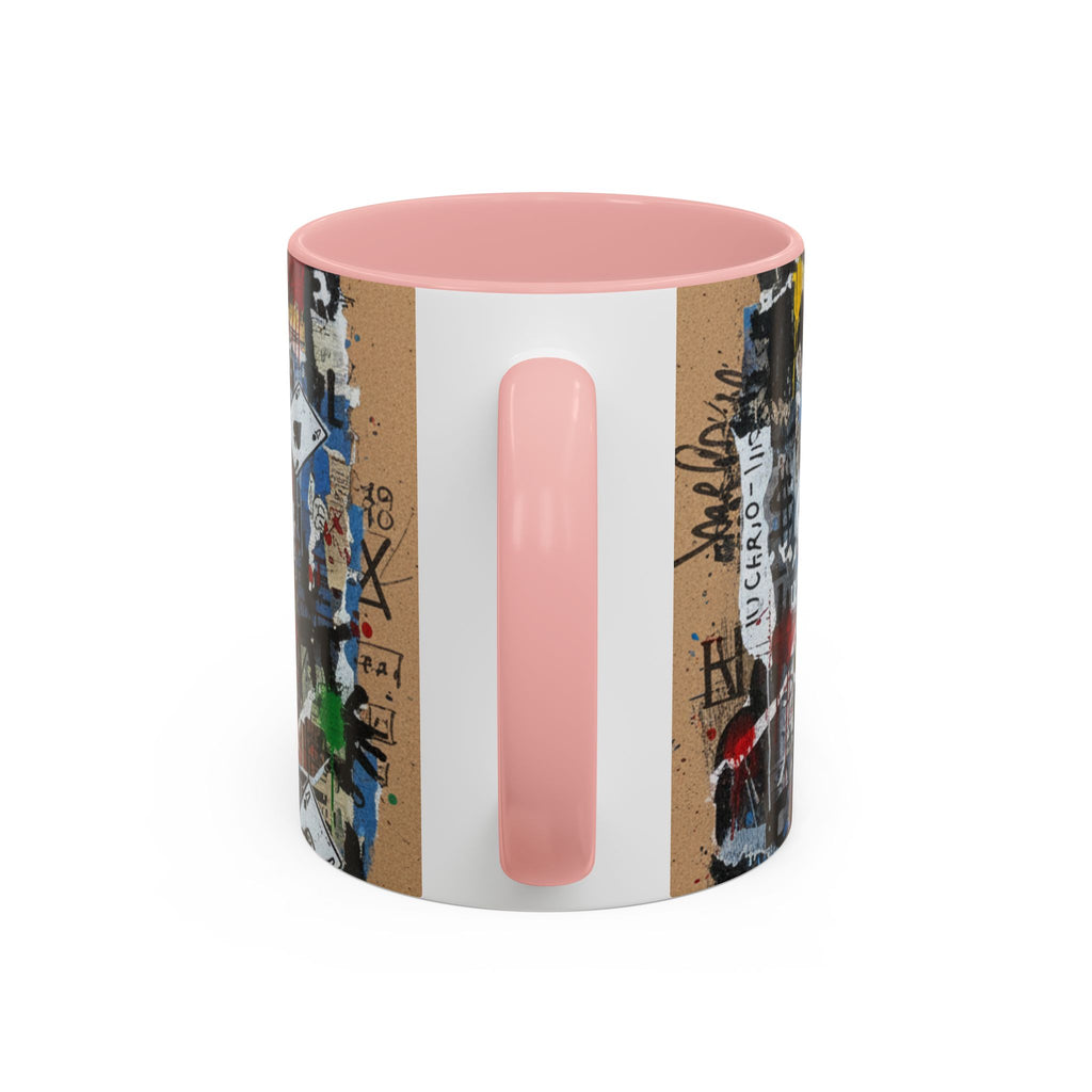 Joker Graffiti Accent Coffee Mug – Street Art Batman Villain Design (11/15 oz)