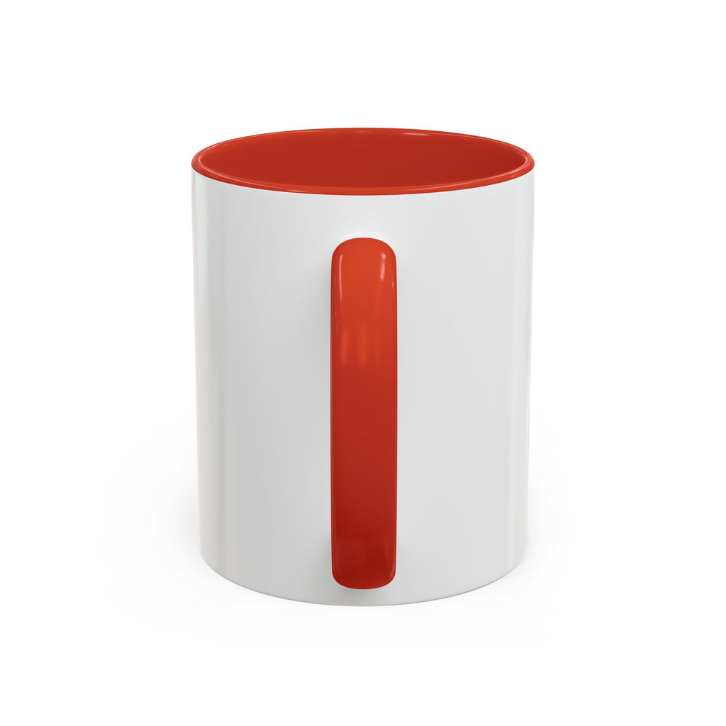 Coffee Mug - Red Abstract Logo Splash Accent Mug (11/15oz)