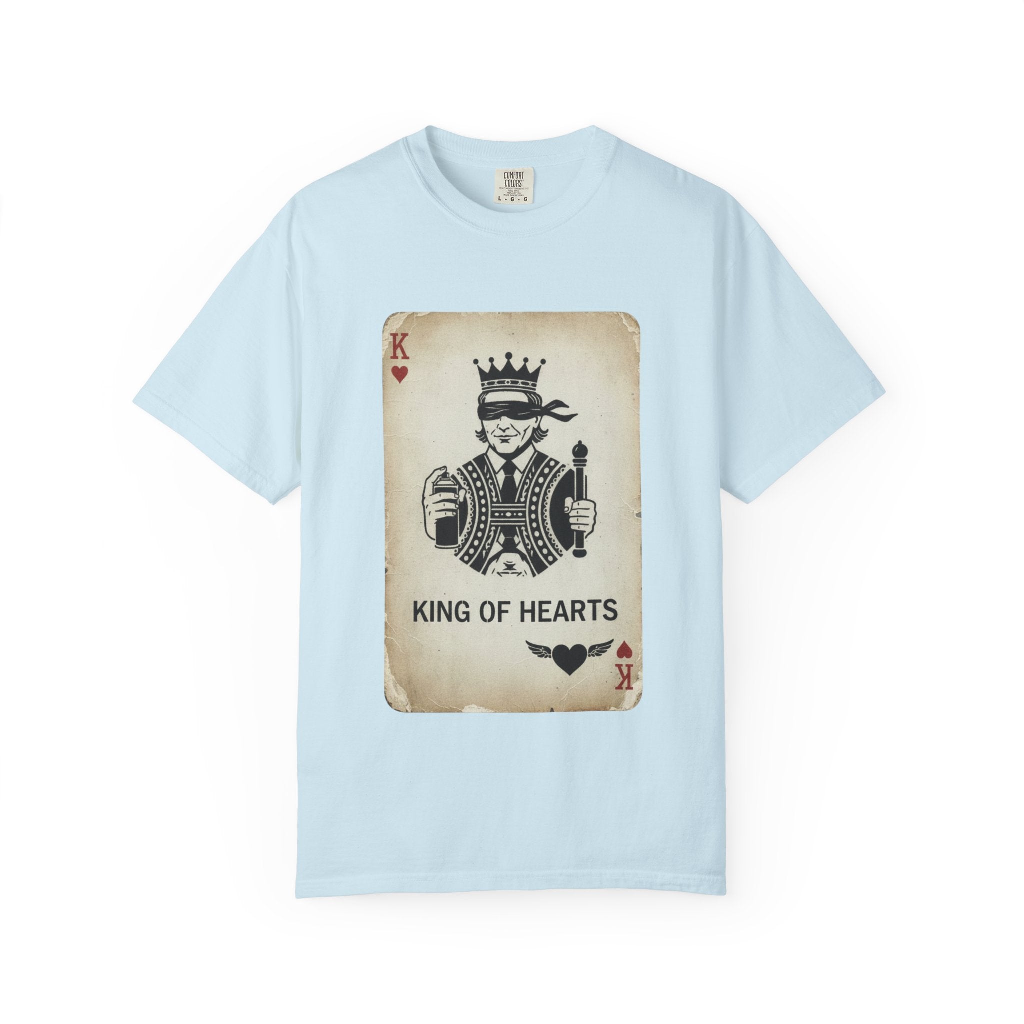 King of Hearts T-Shirt — Vintage Playing Card Graphic Tee