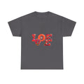 Love Floral Tee — Retro Pop Art 'LOVE' Graphic T‑Shirt