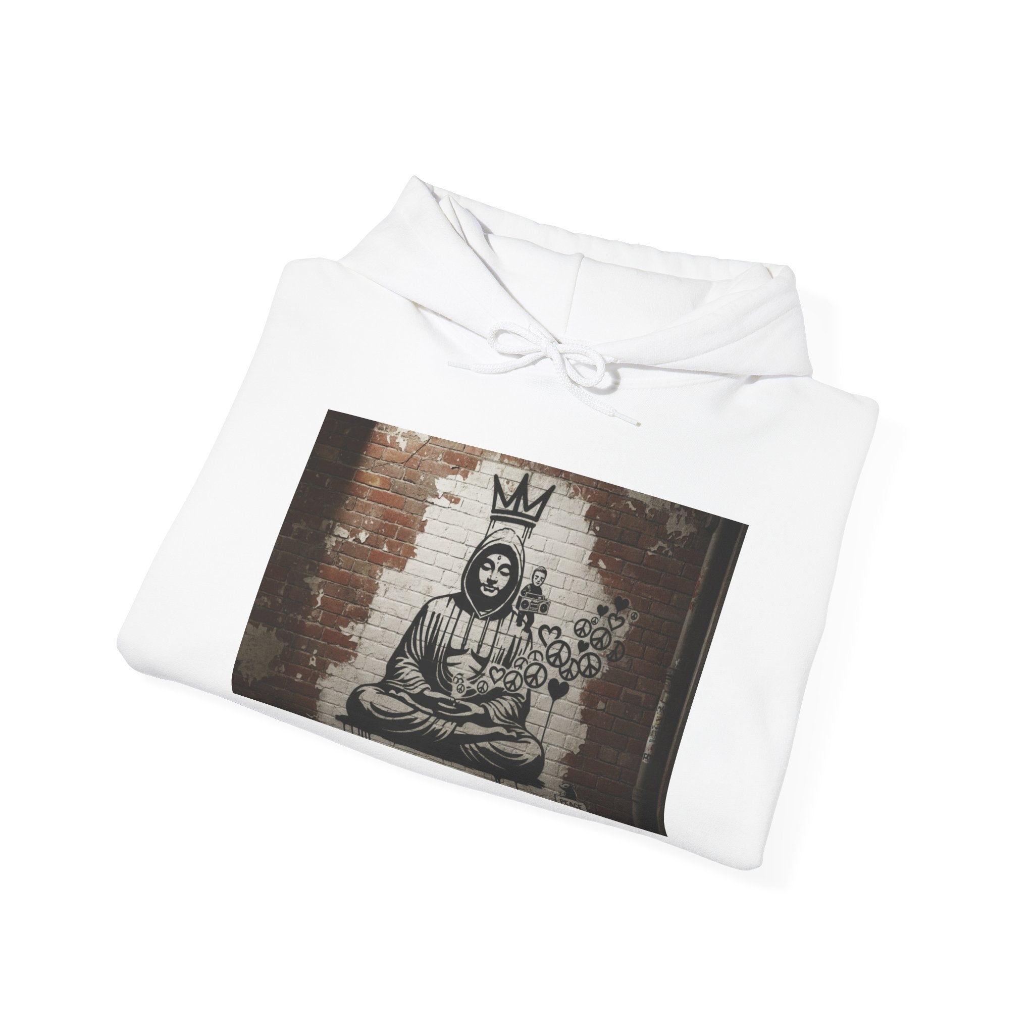 Buddha King Graphic Hoodie — Urban Zen Streetwear