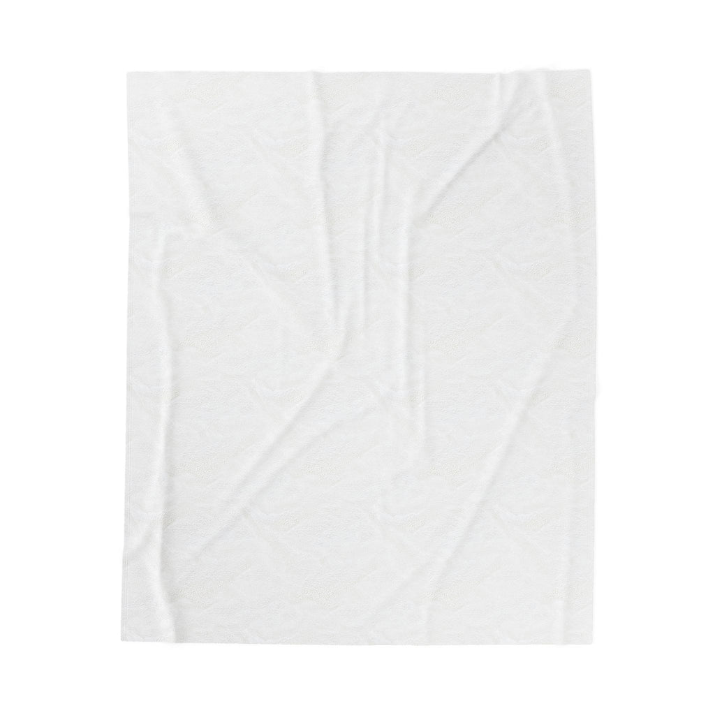 Abstract Cubist Face Velveteen Plush Blanket