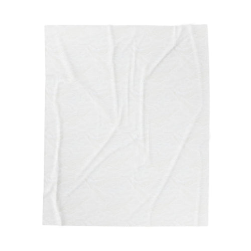 Abstract Cubist Face Velveteen Plush Blanket