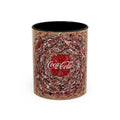 Coffee Mug - Red Abstract Logo Splash Accent Mug (11/15oz)
